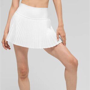 Alo NWT Grand Slam Tennis Skirt Size Medium White